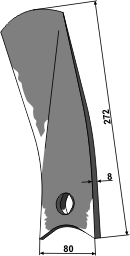Ledeplade - Højre  til Pöttinger Synkro
