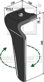 Rotortand Quick Fit H. til Kverneland NGS