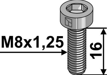 DA534 Umbracobolt M12x1,25x16 